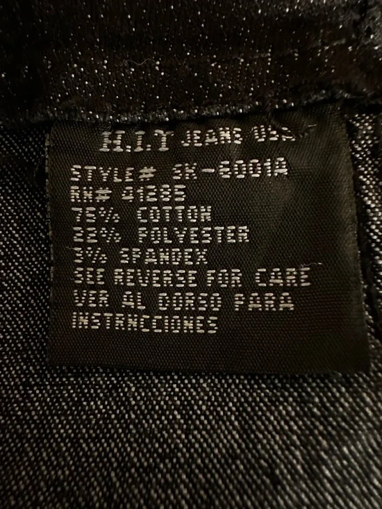 Y2K HIT JEANS Lace Ruffle Ombré Denim Skirt Fairy Grunge Goth - Picture 6 of 7